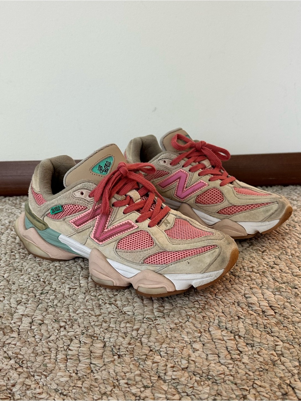 New Balance 9060 Joe Freshgoods Inside Voices Penny Cookie Pink Women's Sneaker - Picture 4 of 14